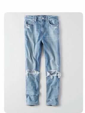 American Eagle Ripped Mom Jeans
